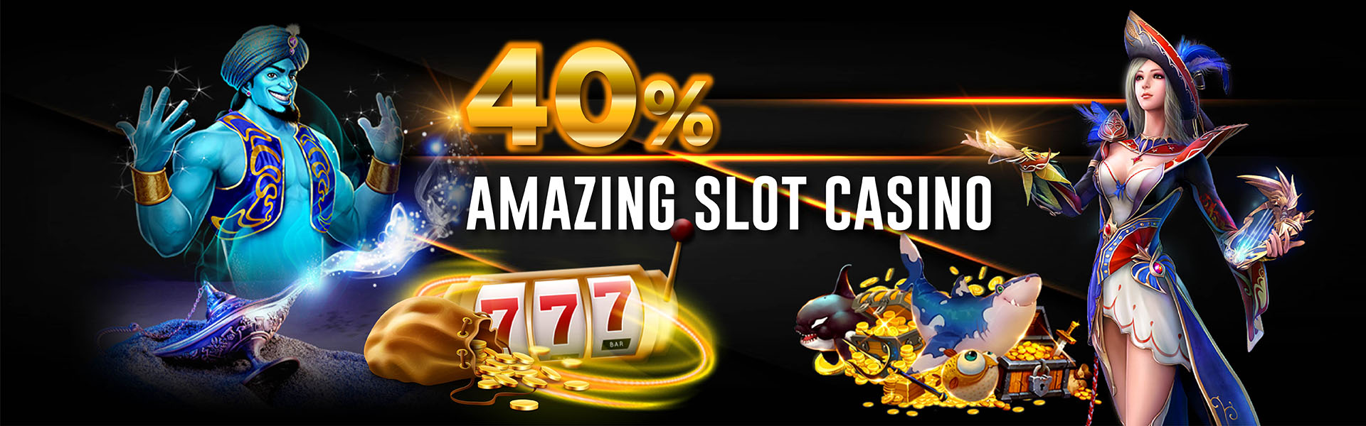 40% Amazing Slot Bonus