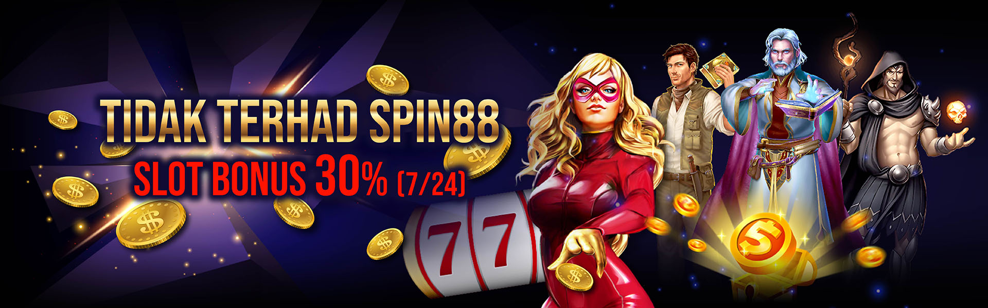 TIDAK TERHAD SPIN88 SLOT BONUS