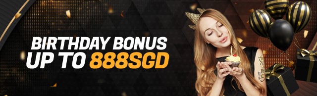 1BET2U Birthday Bonus | Trusted Online Casino Singapore | 1BET2U Singapore
